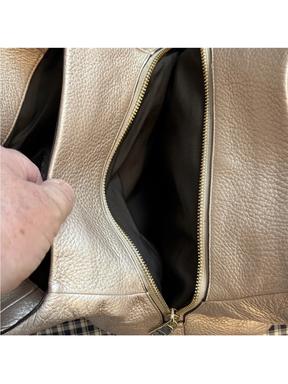 Coach Lexi Hobo Pearl Pink Leather Shoulder Bag